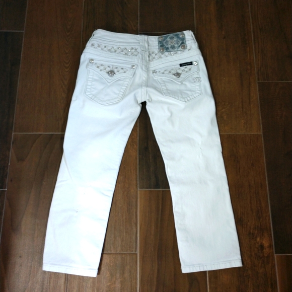 Miss Me size 24 white capri - Picture 8 of 8